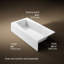 Villager 60" x 30" Alcove Soaking Cast Iron Bathtub-677815305-677815322