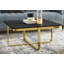 Table basse à piédestal avec rangement pour chambre Aili-370356507