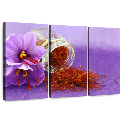 Safran et fleurs