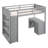 Loft Bed With Ladder, Shelves, And Desk-623796909-623796910