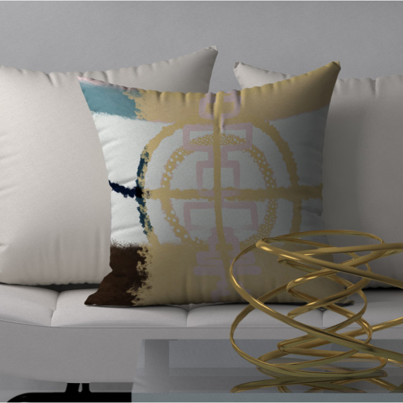 Housse de coussin carrée et insert, H 20 po x l 20 po