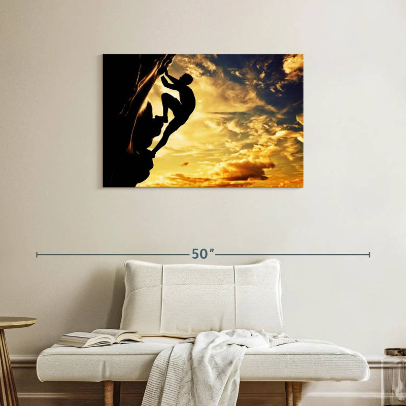 Sireci Free Climbing, 24" H x 36" W