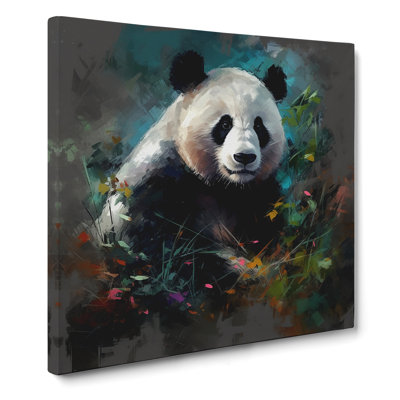 Panda Impressionism No.2 - Wrapped Canvas