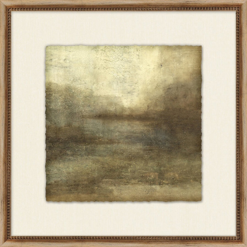Peinture transitionnelle 10 - Peinture encadrée sur papier
