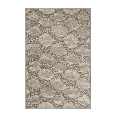 Machine Washable Nature Gray Area Rug