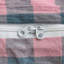 Ensemble de housse de couette en vichy à carreaux 100% coton lavé Life-121612433-138879486