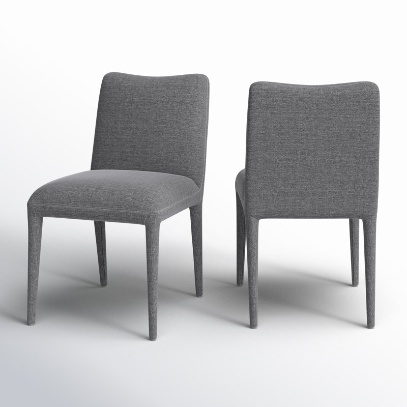 Andersen 18'' H Upholstered Side Chair, Dark Grey Performance Chenille