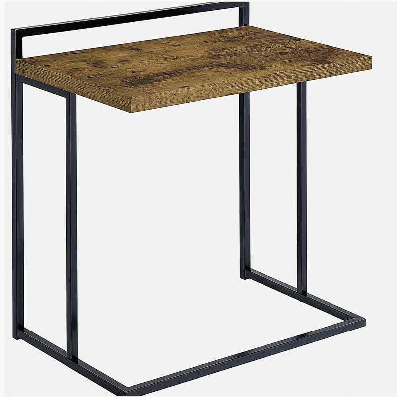 Table de bureau Retro, Noir, Brun