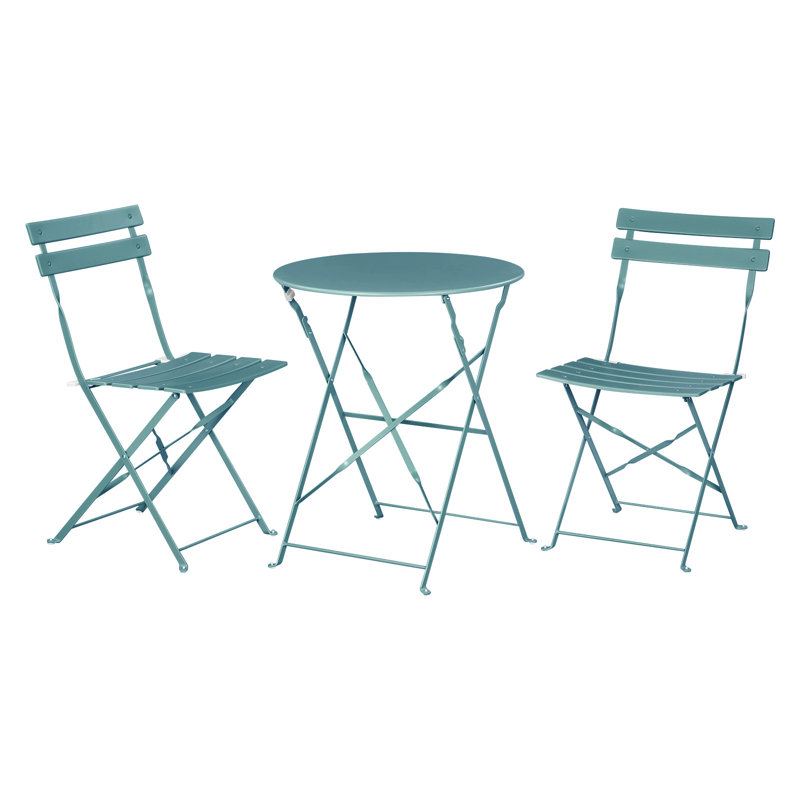 Patio Dining Set with, Blue