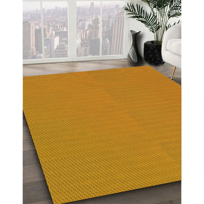 Striped Indoor Rug, Square 6'