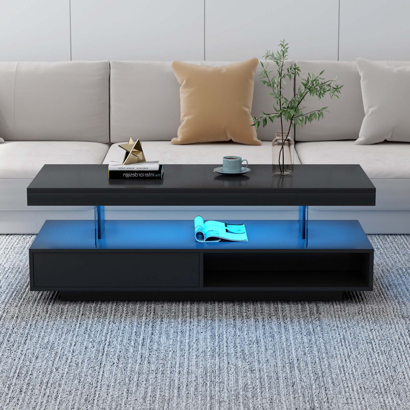Beidleman 51.2'' Console Table, Black