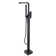 Freestanding Bathtub Faucet With Matte Black Shower Function And Stylish Handheld Unit Elegant