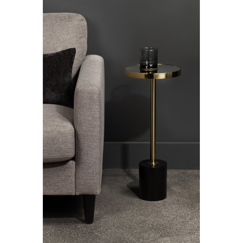 Table à boisson Ivy Bronx Brunhilda 10X10x24, Noir