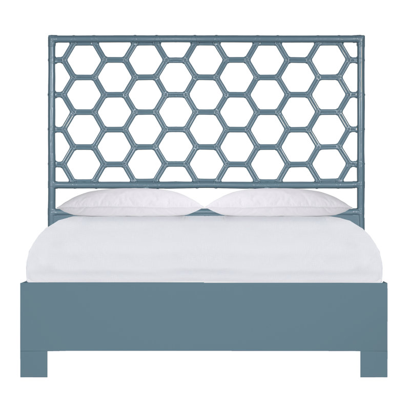 Lit plateforme Honeycomb, Grand, Regatta Blue