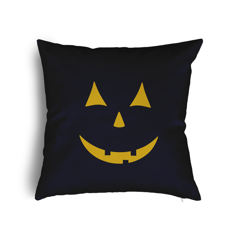 Housse et insert de coussin carré en polyester , 26 po x 26 po, Bleu marine