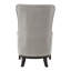 Caistor Upholstered Wingback Chair with Ottoman-143810385