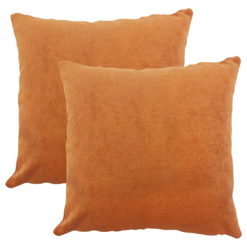 Feather Reversible Throw Pillow, Violet