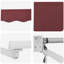 VidaXL Polyester Cover Retractable Patio Awning-126173491-126173481