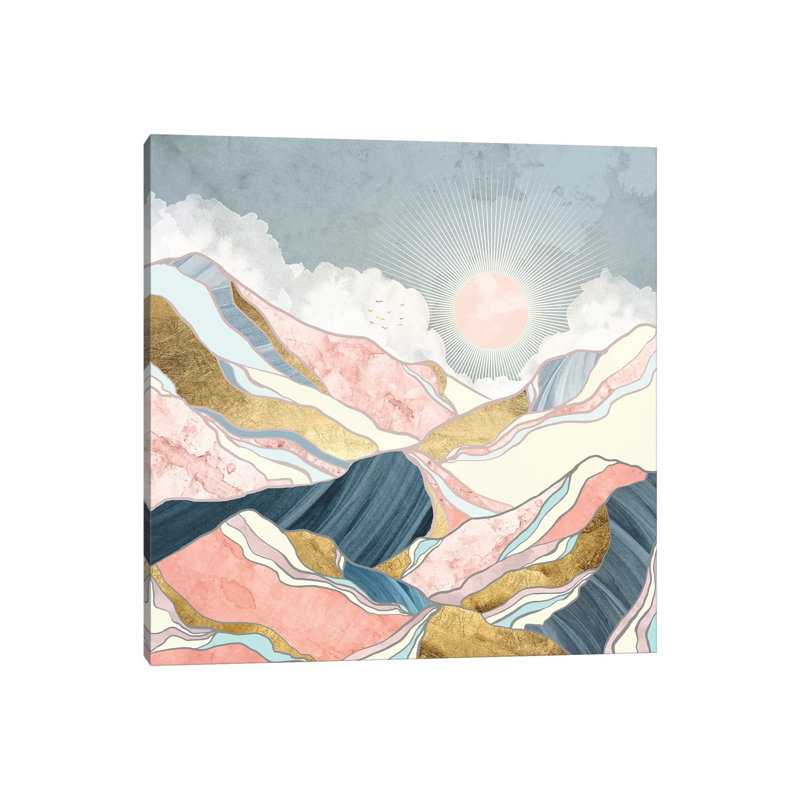 Spring Morning - Print on Canvas, No Framed, 30.48 cm H x 30.48 cm W
