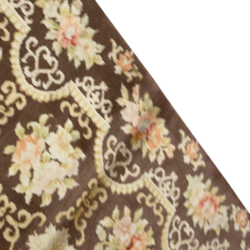 Handmade Silk and Wool Area Rug
