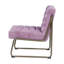 Chaise d'appoint Loria, cuir fleur Wisteria