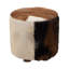 Repose-pieds en cuir de vache Conover Glam
