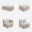 Kersten 4-seater Rattan Garden Sofa Set