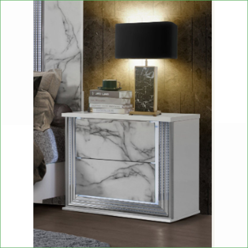 Table de chevet Modern White