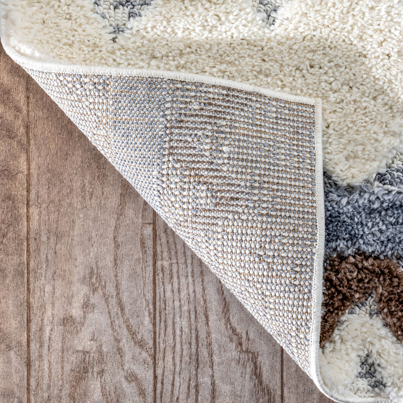 Delia Geometric Synthetic Area Rug, Rectangle 160 x 220cm