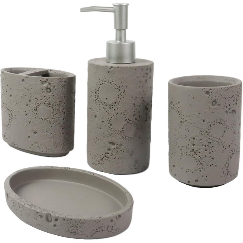 Meteorites Bathroom Accessories Set
