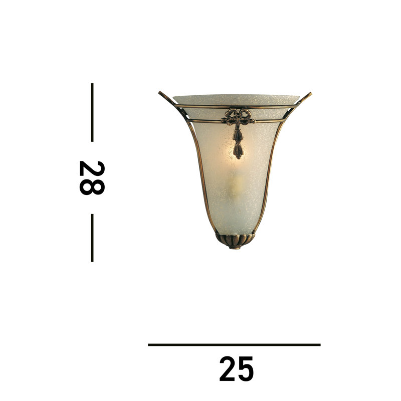 Sande Mild Steel Flush Mounted Sconce
