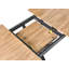 Extendable Oval Metal Base Dining Table