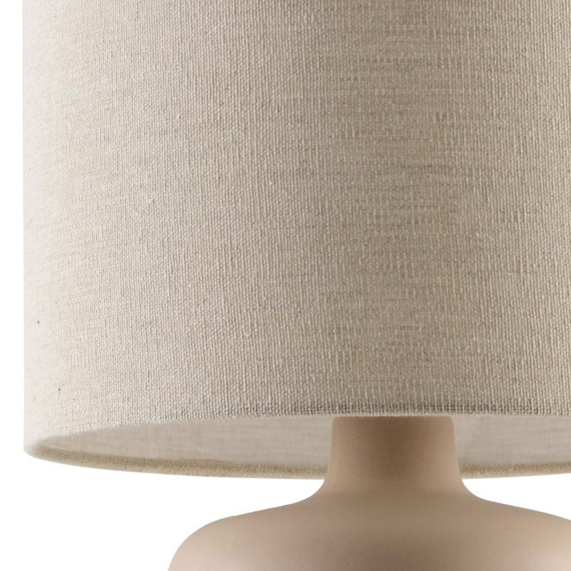 Lampe de table Pramit, Rose