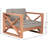 Anguilla Teak Patio Chair with Cushions-86506435