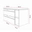 80mm Single Bathroom Vanity with Ceramic Basin