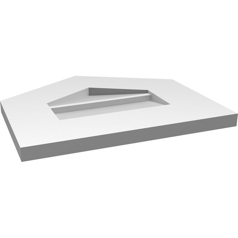 Ventilateur à pignon en uréthane non-fonctionnel Signature, H 14 po x l 16 po x P 1 po