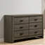 Commode grise 6 tiroirs 47,25 po Quillan