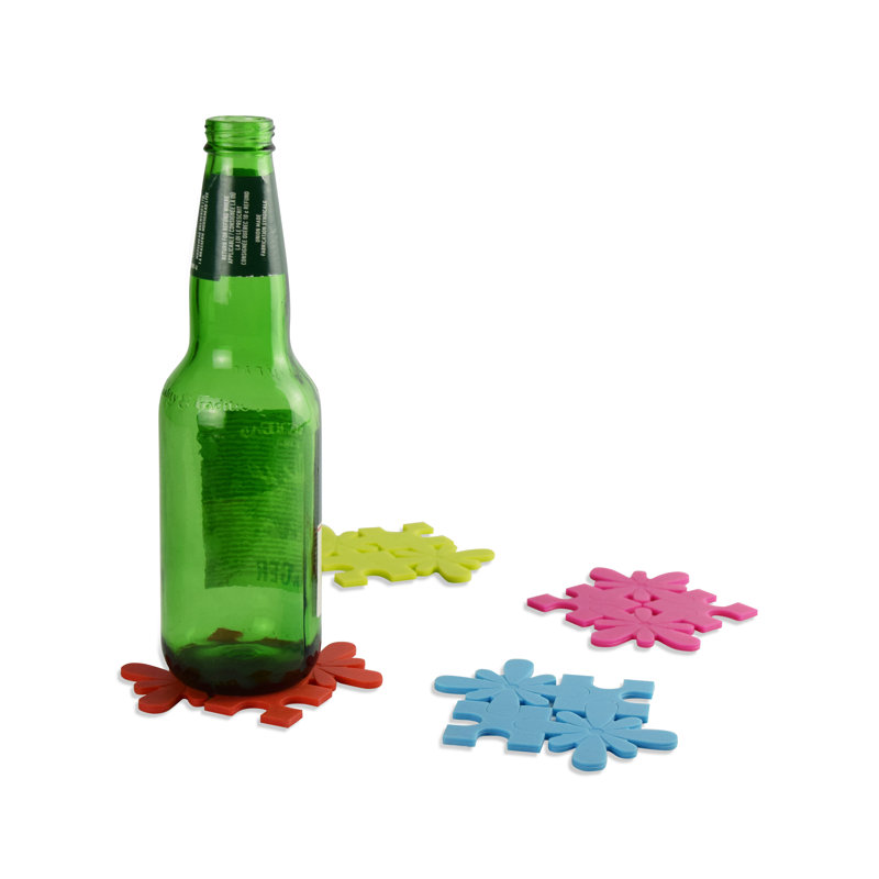 Dessous de verre casse-tête, Multicolore