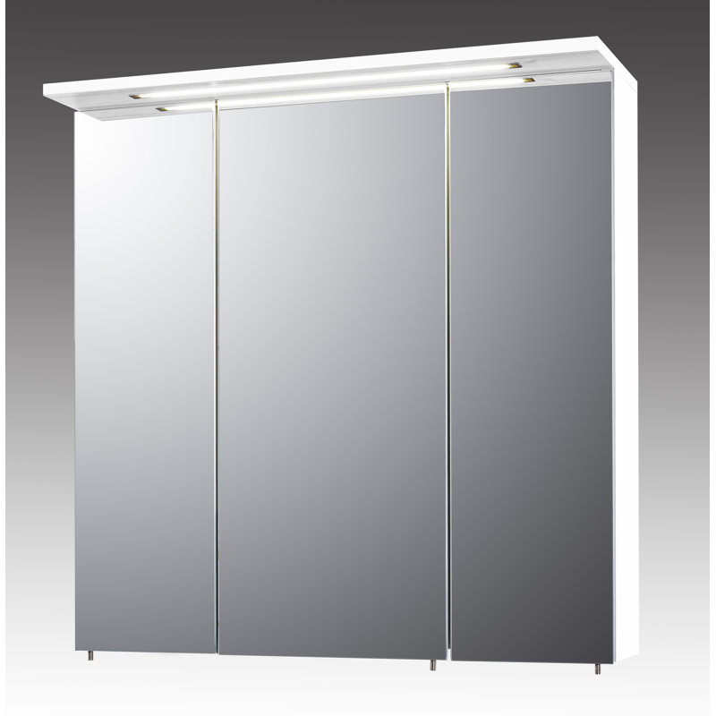 Profil Mirror Cabinet, White
