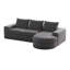 Canapé modulaire Chenille Cloud Curved-1733031643