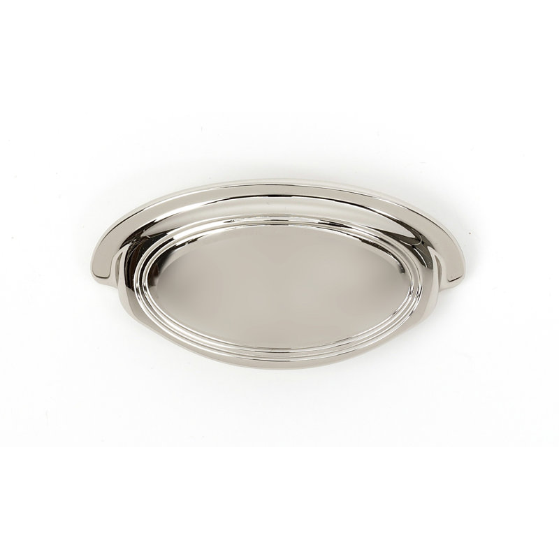 Poignée coquille classique 3 po Classic, Nickel poli