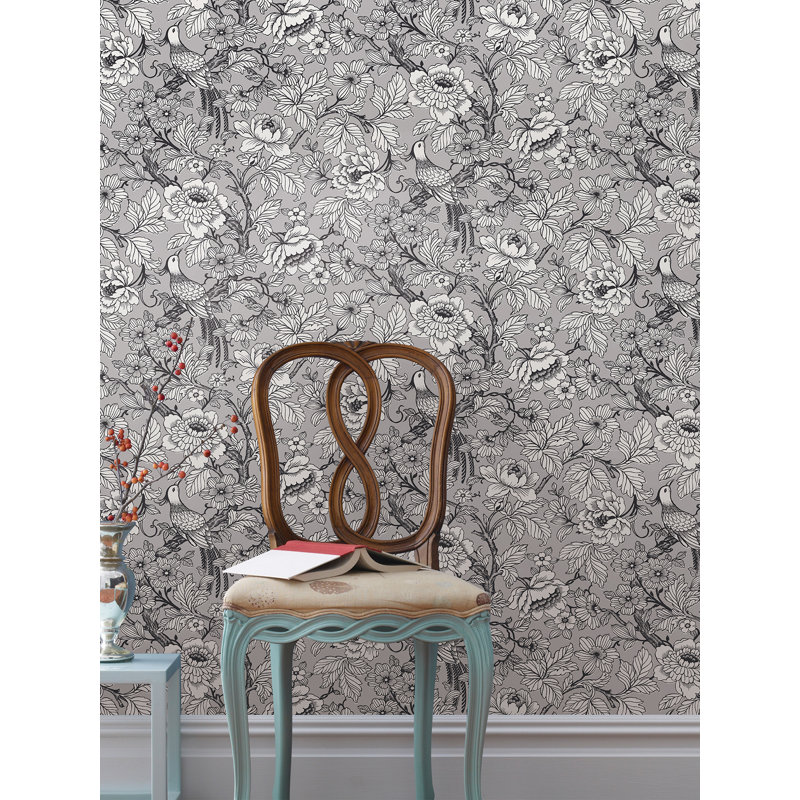 Rouleau de papier peint Hainesport, Argent