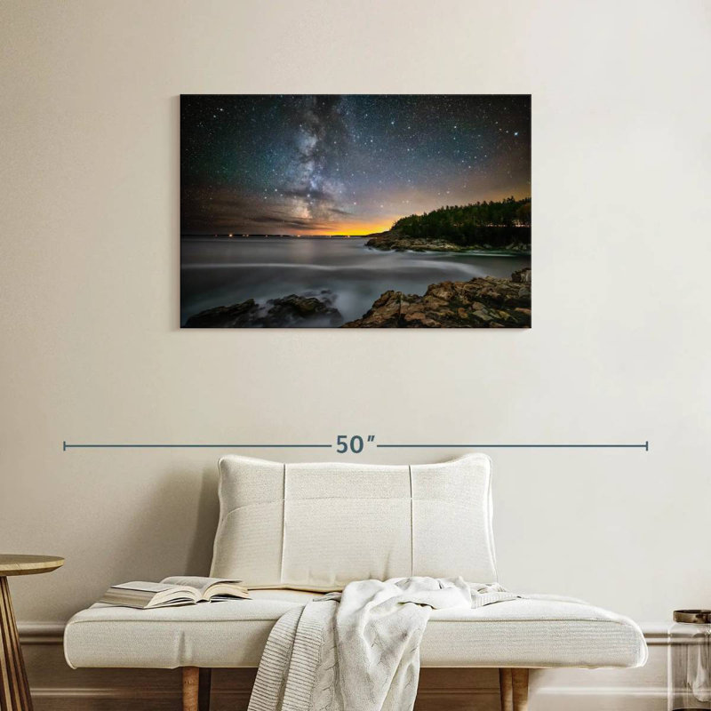 Oberle la Voie Lactée au-dessus du parc national Acadia II, H 24 po x l 36 po