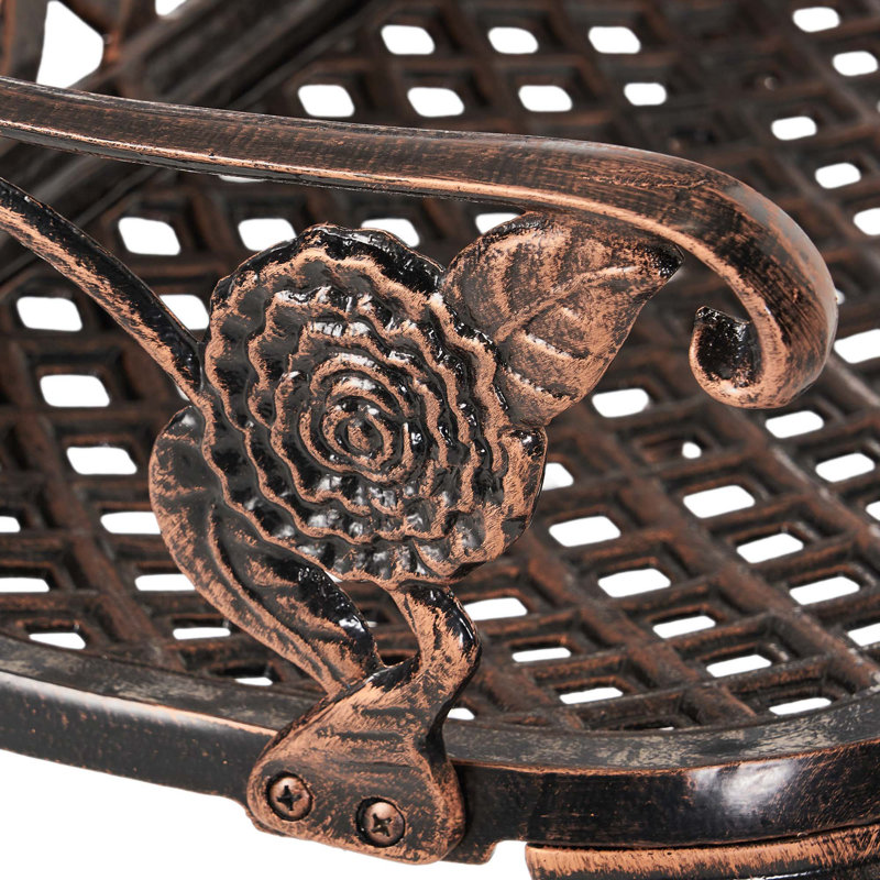 Banc de patio en aluminium