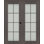 Double porte battante en bois manufacturé et en verre Palladio 8 Lite
