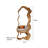 Vintage Irregular Full-Length Mirror, Wall-Mounted Dressing Mirror, Mid-Century Modern Entryway Wavy Mirror-2116324408