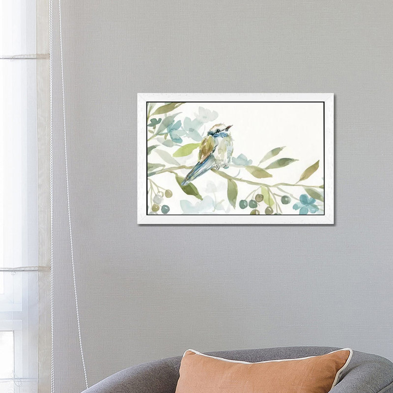 Beginning Of Spring I by Carol Robinson - Floater Frame Painting on Canvas, 66.04 cm H x 45.72 cm W, White
