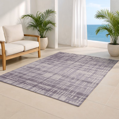 Tapis beige abstrait intérieur et extérieur