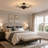 Jamei 8 - Light 37.4" Dimmable Crystal Semi Flush Mount-2088883948