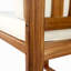 2 chaises de patio 2 pièces - L'artisanat du bois, coussin beige, crée un environnement accueillant et confortable de 2 pièces en bois, de couleur élégante